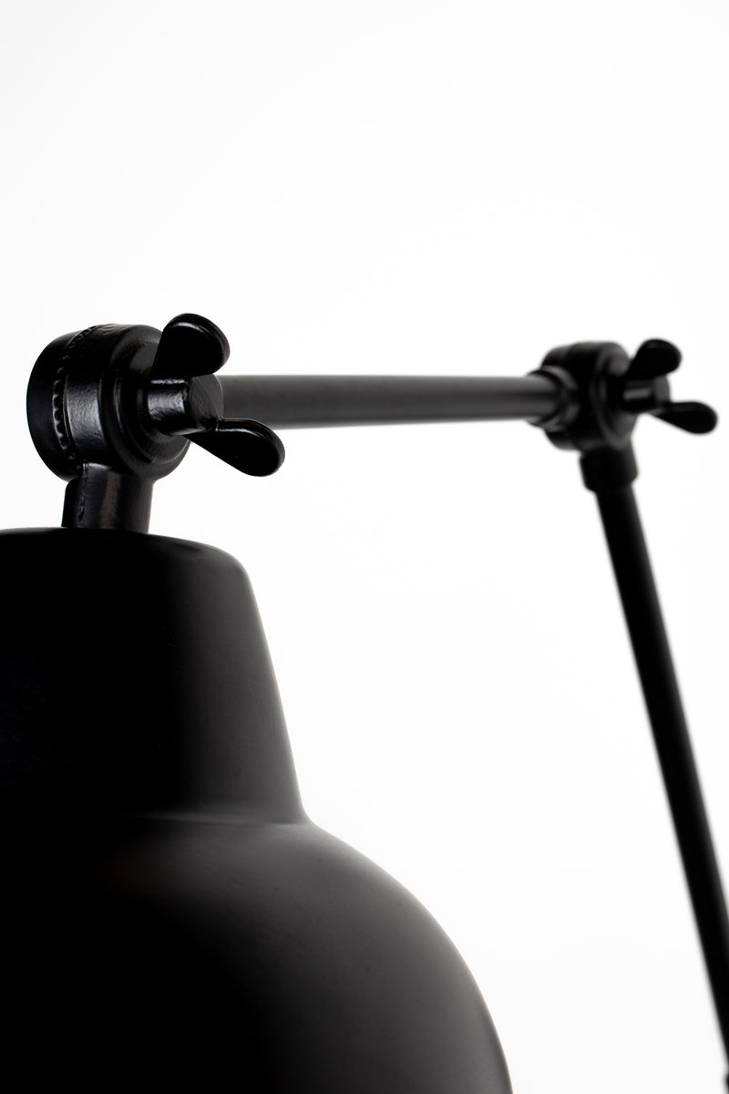 Wandlamp Knik Naar Iron Zwart 17x17x70 cm-Wandlampen-Creating Home