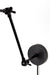 Wandlamp Xavi Metaal Zwart 17x17 cm E27-Tafellampen-Creating Home