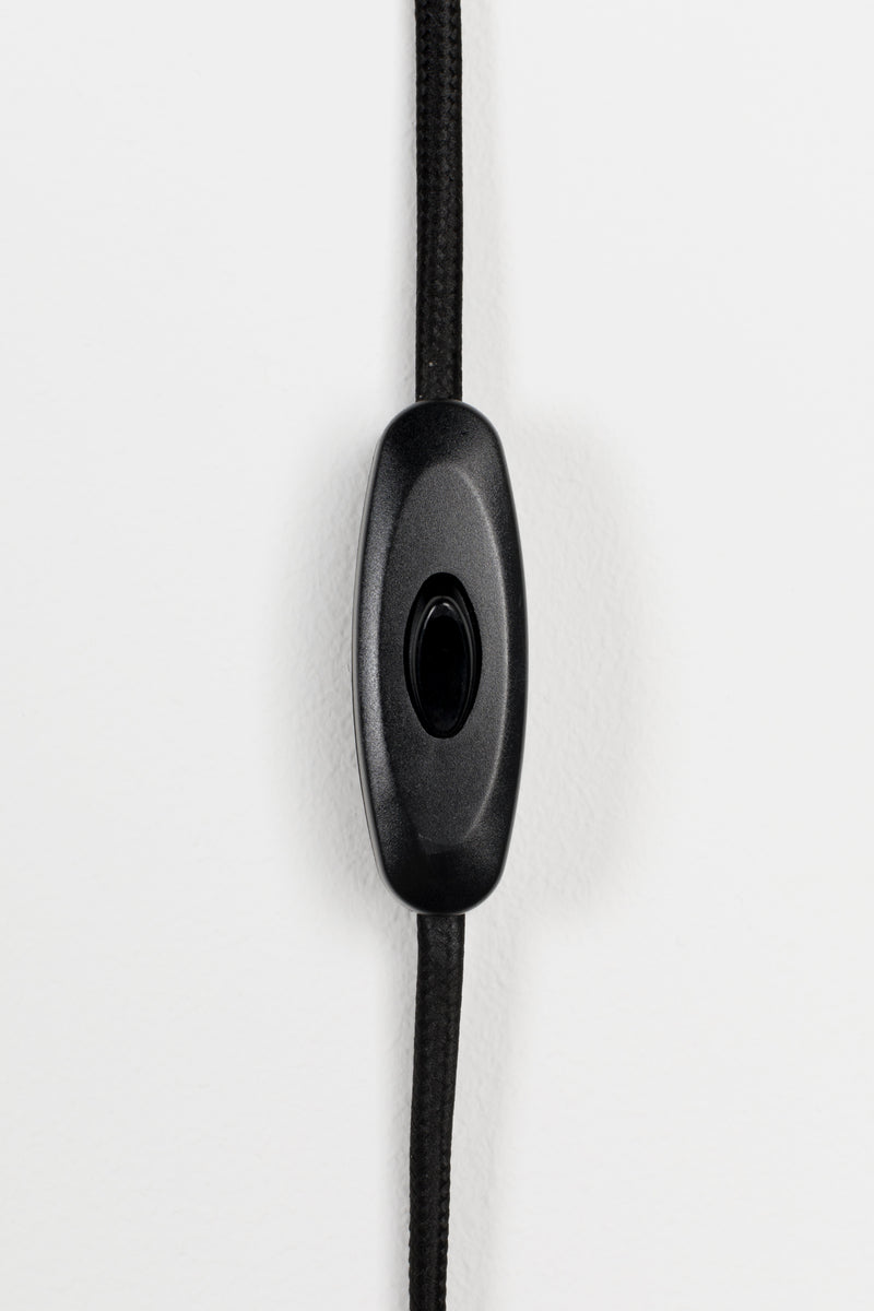 Wandlamp Knik Naar Iron Zwart 17x17x70 cm-Wandlampen-Creating Home