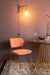 Wandlamp Lasse Metaal Zwart 38x4 cm E27-Tafellampen-Creating Home