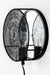 Wandlamp Lea Metaal Zwart Ø25.5x11 cm E27-Tafellampen-Creating Home