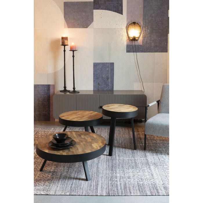 Wandlamp Lea Mooi Metal Zwart 25.5x25.5x11 cm-Wandlampen-Creating Home