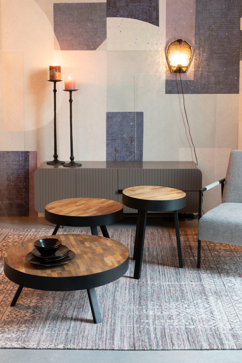 Wandlamp Lea Mooi Metal Zwart 25.5x25.5x11 cm-Wandlampen-Creating Home