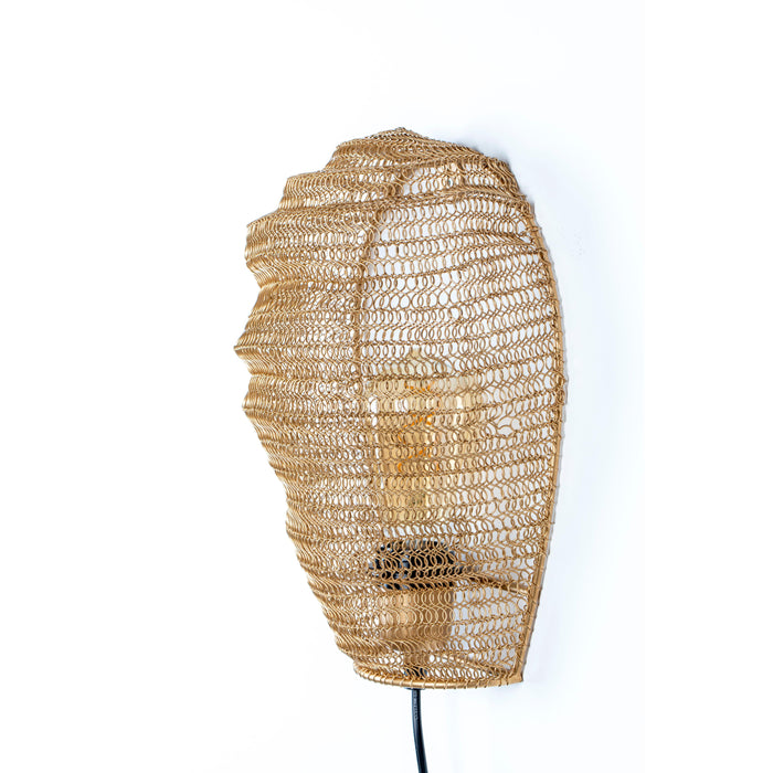 Wandlamp Lena Kun Metal Goud 31x24x12 cm-Wandlampen-Creating Home
