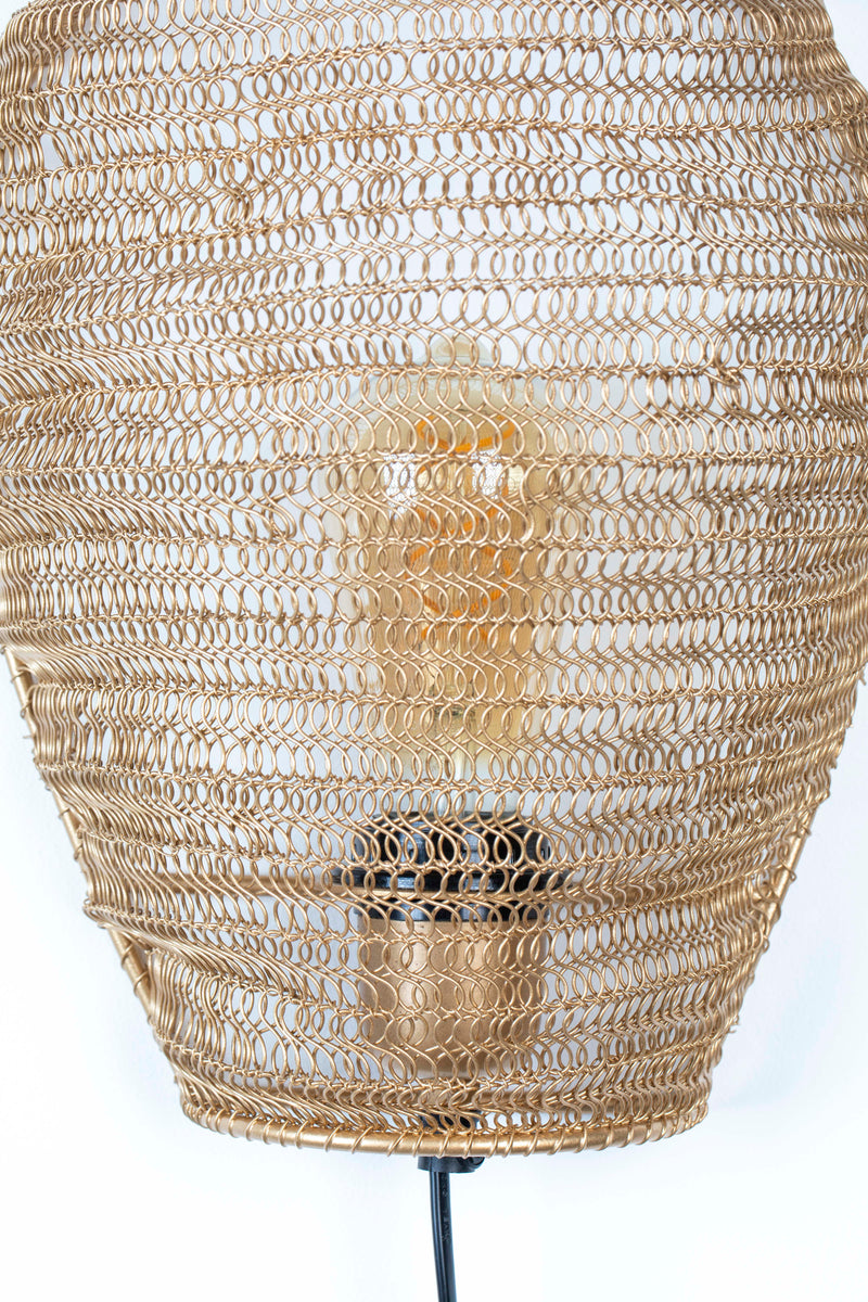 Wandlamp Lena Kun Metal Goud 31x24x12 cm-Wandlampen-Creating Home