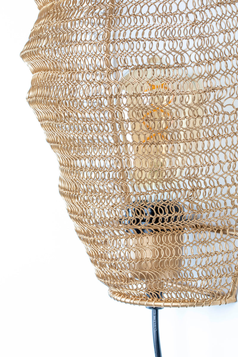 Wandlamp Lena Kun Metal Goud 31x24x12 cm-Wandlampen-Creating Home
