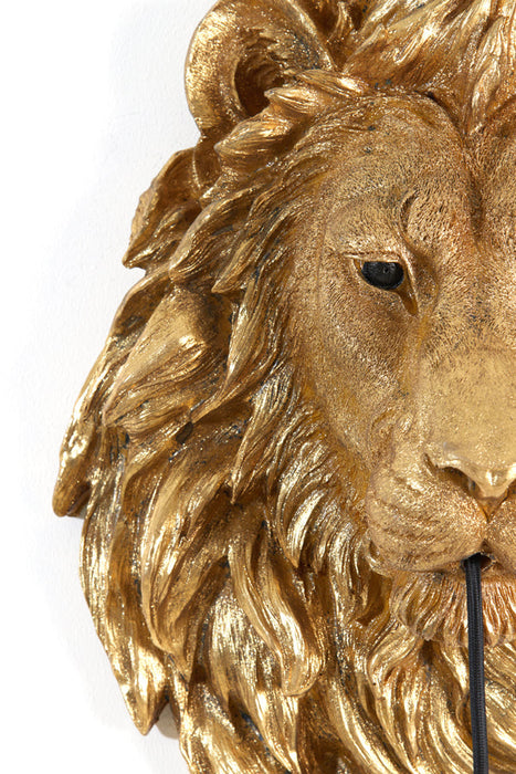 Wandlamp Lion - Brons - 33.5x19x40.5cm-Wandlampen-Light & Living