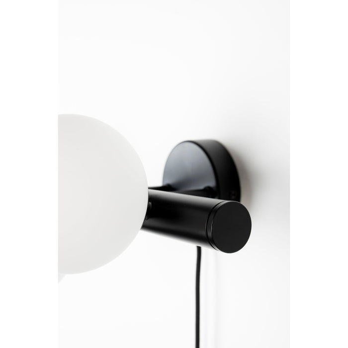 Wandlamp Monica Aanwinst Glass Wit 18.5x38x15 cm-Wandlampen-Creating Home