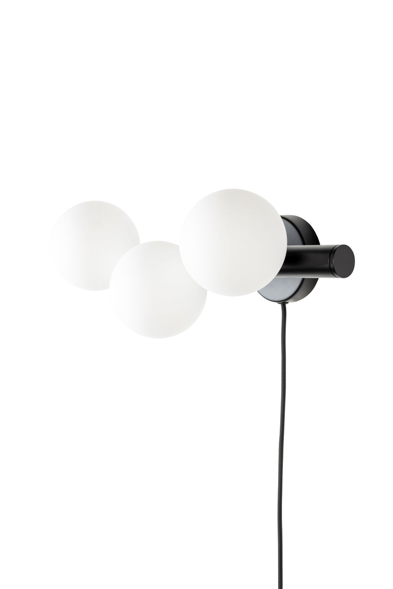 Wandlamp Monica Aanwinst Glass Wit 18.5x38x15 cm-Wandlampen-Creating Home