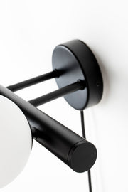 Wandlamp Monica Aanwinst Glass Wit 18.5x38x15 cm-Wandlampen-Creating Home