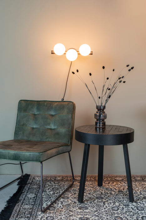 Wandlamp Monica Glas Wit 18.5x38 cm G9-Tafellampen-Creating Home