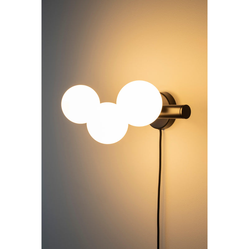 Wandlamp Monica Aanwinst Glass Wit 18.5x38x15 cm-Wandlampen-Creating Home