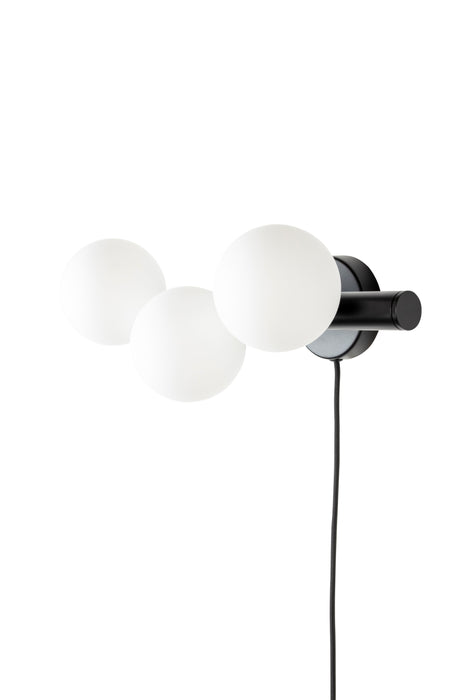 Wandlamp Monica Aanwinst Glass Wit 18.5x38x15 cm-Wandlampen-Creating Home