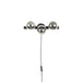 Wandlamp Monica Aanwinst Glass Zwart 18.5x38x15 cm-Wandlampen-Creating Home