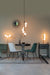 Wandlamp Monica Glas Wit 18.5x38 cm G9-Tafellampen-Creating Home