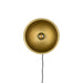 Wandlamp Sunny Rond M Metaal Zwart 18x24 cm E27-Tafellampen-Creating Home