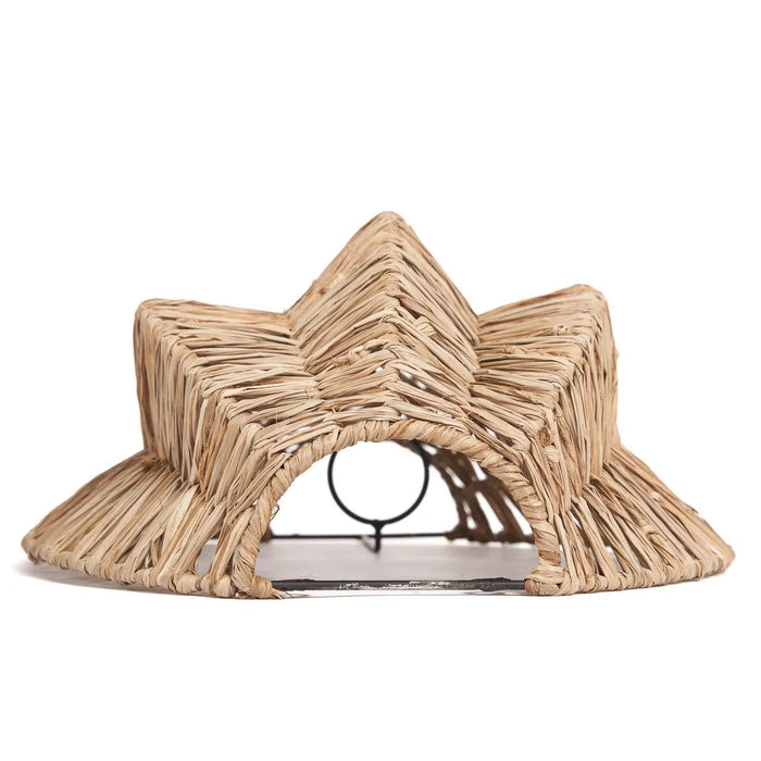Wandlamp The Perfect Raffia Beige 30x15x40 cm-Wandlampen-Bazar Bizar