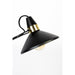Wandlamp Verlicht Je Steel Zwart 22x22x70 cm-Tafellampen-Creating Home
