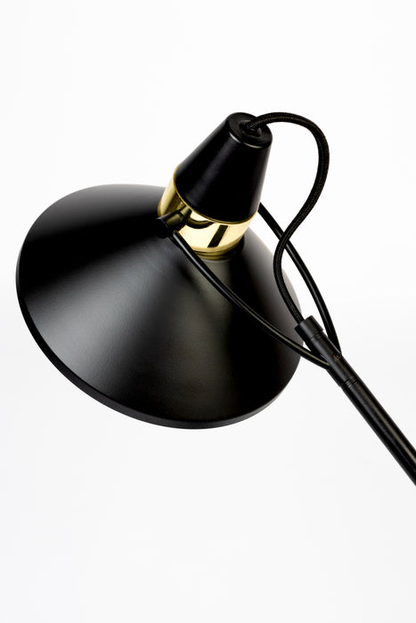 Wandlamp Verlicht Je Steel Zwart 22x22x70 cm-Tafellampen-Creating Home