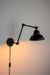 Wandlamp Xavi Metaal Zwart 17x17 cm E27-Tafellampen-Creating Home