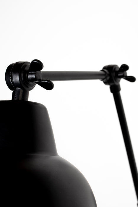 Wandlamp Xavi Metaal Zwart 17x17 cm E27-Tafellampen-Creating Home