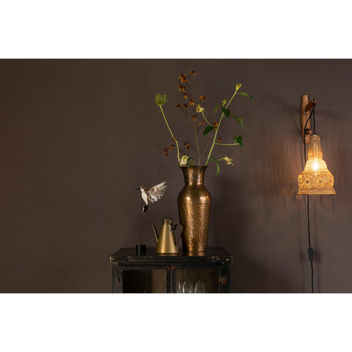 Wandlamp Zoek Naar Iron Goud 18x17x47 cm-Wandlampen-Creating Home