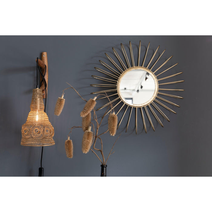 Wandlamp Zoek Naar Iron Goud 18x17x47 cm