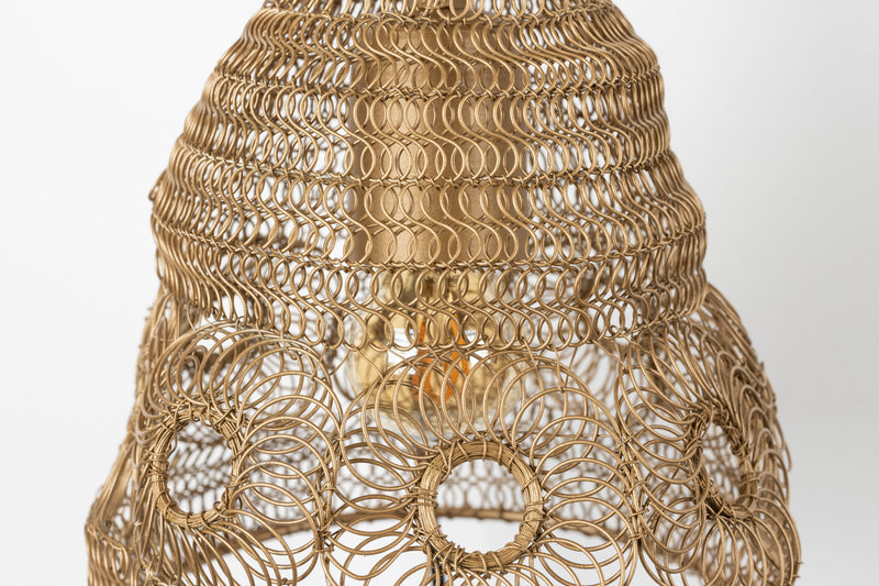 Wandlamp Zoek Naar Iron Goud 18x17x47 cm-Wandlampen-Creating Home