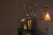 Wandlamp Zoek Naar Iron Goud 18x17x47 cm-Wandlampen-Creating Home