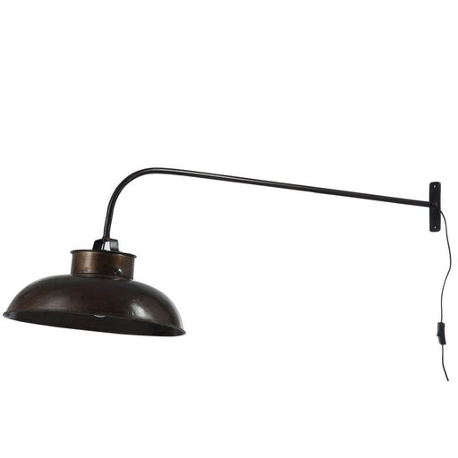 Wandlamp Zwart Ijzer 36 cm 36.5x100x45 cm-Wandlampen-J-Line