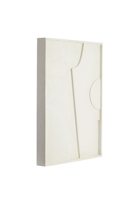 Wandornament 80x8x60 cm COLINO hout crème-Light & Living