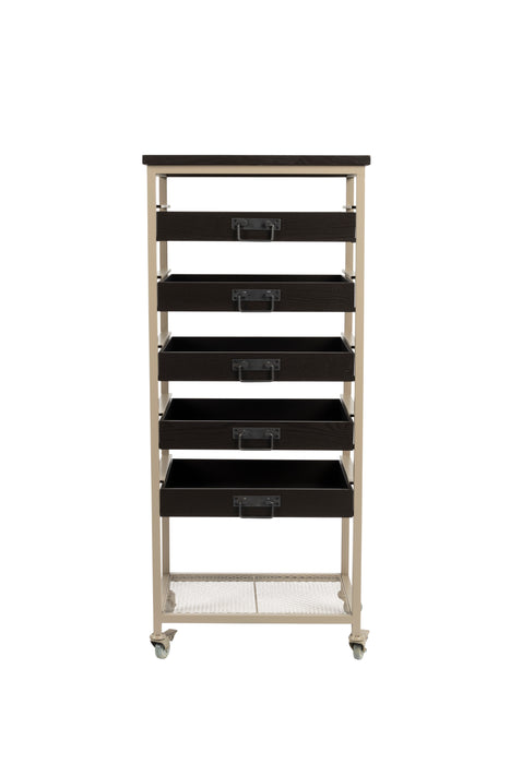 Wandplank Botan S MDF, Metaal Grijs 52x38 cm-Wandplanken-Creating Home