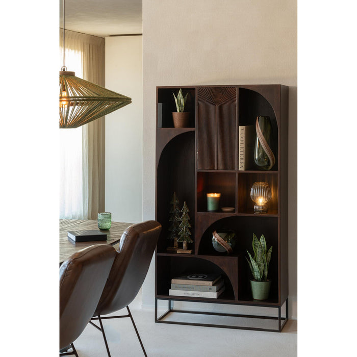 Wandplank Bruin Mangohout hout 33x90 cm-Wandplanken-J-Line
