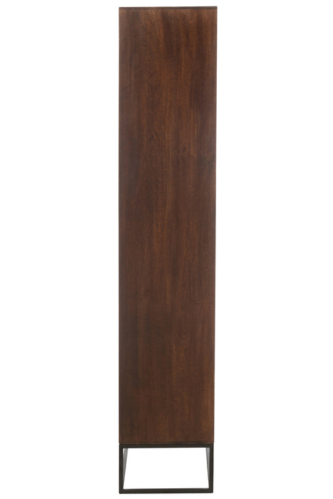 Wandplank Bruin Mangohout hout 33x90 cm-Wandplanken-J-Line