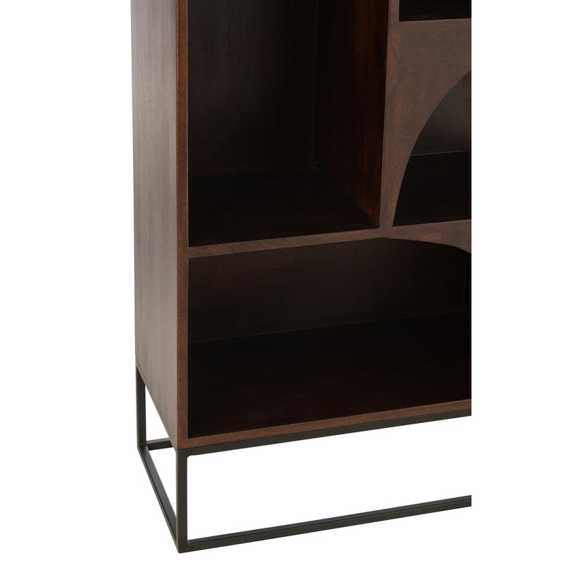 Wandplank Bruin Mangohout hout 33x90 cm-Wandplanken-J-Line