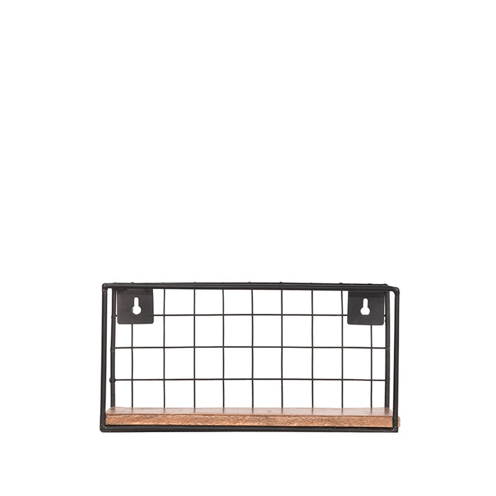 Wandplank Firm Mangohout Rough 30x15x15 cm-Wandplanken-LABEL51