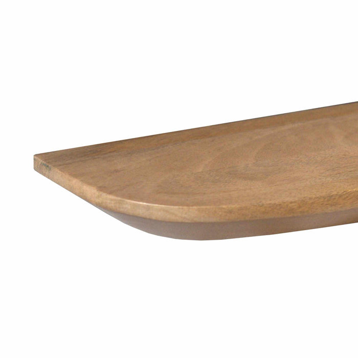 Wandplank Gusta Licht mango | 60 cm | Set van 3-Wandplanken-Creating Home
