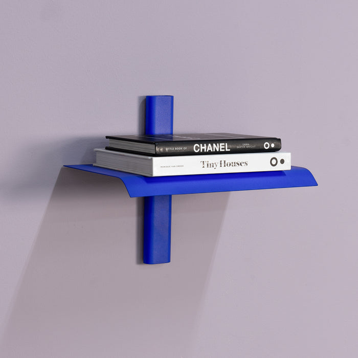 Wandplank HOLA 1 Staal Ultramarine 28x18.2x23cm Spinder Design-Wandplanken-Spinder