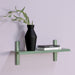 Wandplank HOLA 2 Staal Dusty Green 60x18.2x23cm Spinder Design-Wandplanken-Spinder