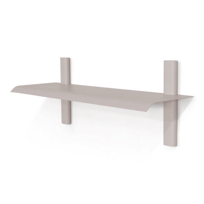 Wandplank HOLA 2 Staal Silky Taupe 60x18.2x23cm Spinder Design-Wandplanken-Spinder