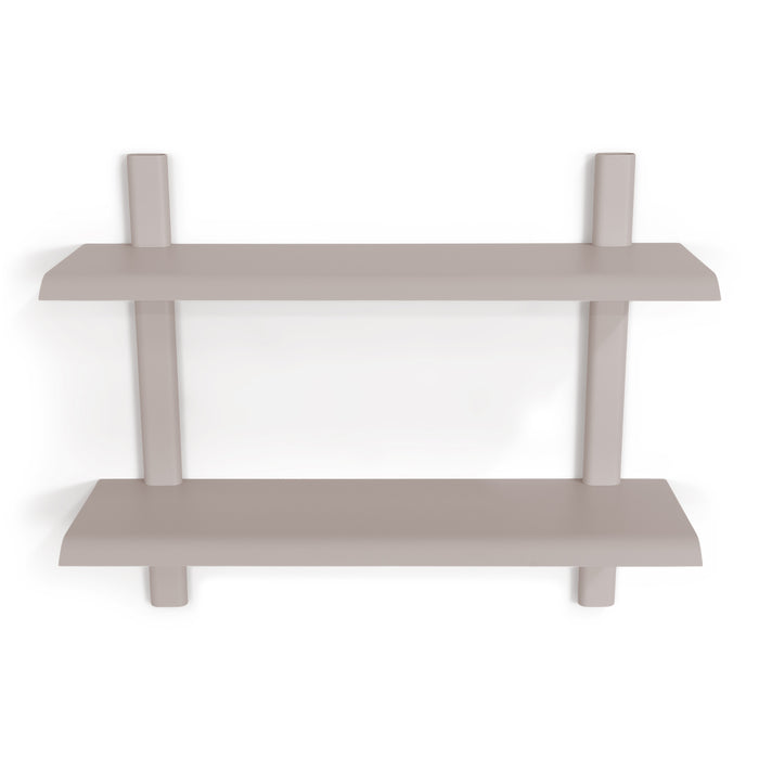 Wandplank HOLA 3 Staal Silky Taupe 60x18.2x48.2cm Spinder Design-Wandplanken-Spinder