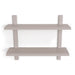 Wandplank HOLA 3 Staal Silky Taupe 60x18.2x48.2cm Spinder Design-Wandplanken-Spinder