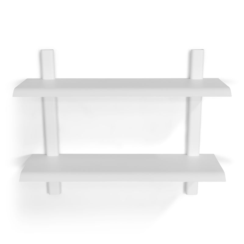 Wandplank HOLA 3 Staal Wit 60x18.2x48.2cm Spinder Design-Wandplanken-Spinder
