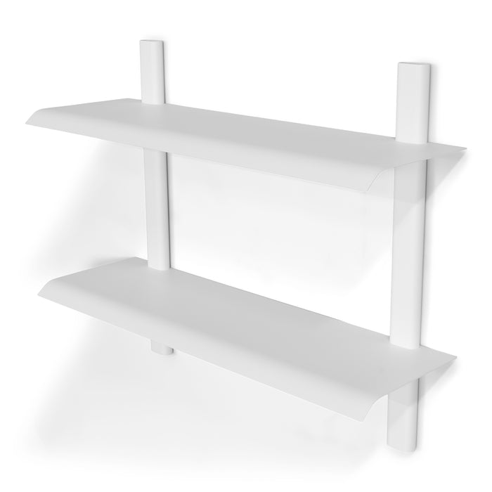Wandplank HOLA 3 Staal Wit 60x18.2x48.2cm Spinder Design-Wandplanken-Spinder