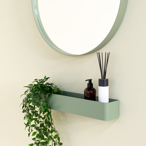 Wandplank MULTI Staal Dusty Green 52x10x8cm Spinder Design-Wandplanken-Spinder