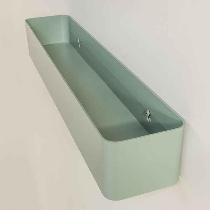 Wandplank MULTI Staal Dusty Green 52x10x8cm Spinder Design-Wandplanken-Spinder
