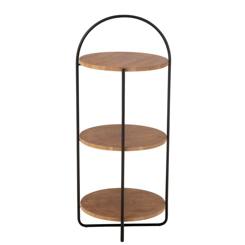 Wandplank Naturel Mdf 43 cm 43x43x100 cm-Wandplanken-J-Line