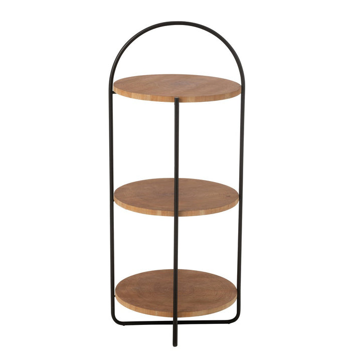 Wandplank Naturel Mdf 43 cm 43x43x100 cm-Wandplanken-J-Line