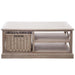 Wandplank Naturel Rotan 69x120 cm-Opbergdozen en manden-J-Line