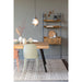 Wandplank Rook Fir hout, Metaal Bruin 40x78 cm-Wandplanken-Creating Home